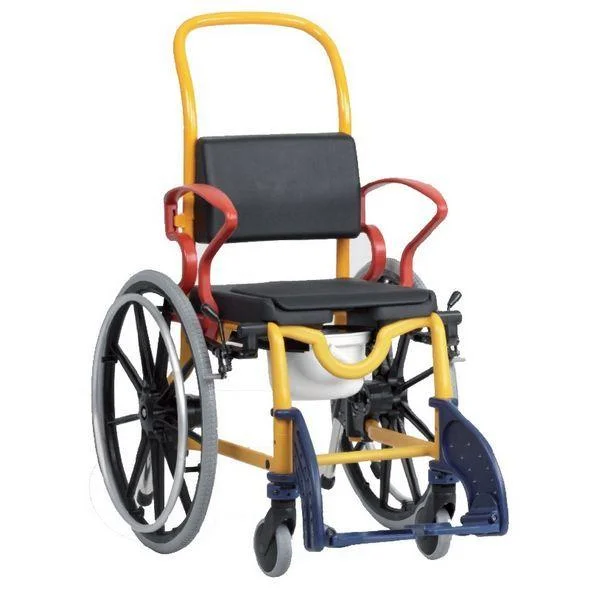 Кресло-туалет Аугсбург с большими колесами