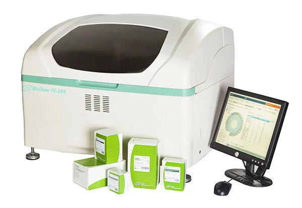Автоматический биохимический анализатор  BIOCHEM FC-200, HTI, США
