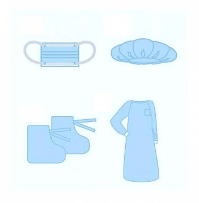 Одноразовый хирургический халат