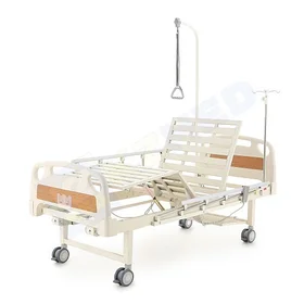 Кровать медицинская E2F4S спинки ABS, Белый