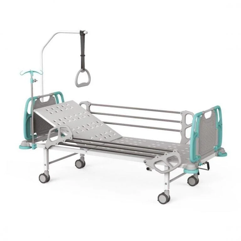 Кровать медицинская функциональная регулируемая, модель LISА, модификаций LE-3 (ДВУХСЕКЦИОННАЯ МЕХАНИЧЕСКАЯ)